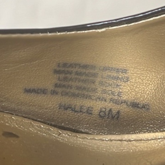 Antonio Melani, Black, SlingBack, Open Toe Heels, 8M - Picture 7 of 13